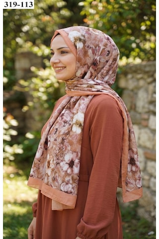 Sharell Desenli Bambu Kraş Pamuk Şal 319-113 Çok Renkli