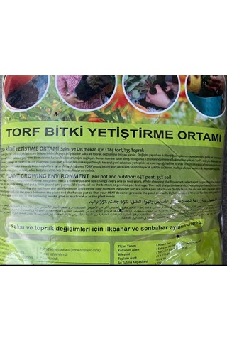 Çiçek Toprağı 10 L Torf - Toprak