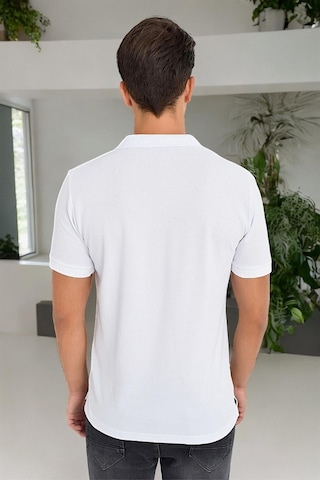 T8561 Dewberry Erkek Tshırt-açık Beyaz