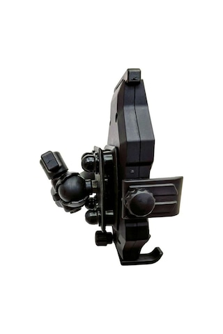 Motosiklet Telefon Tutucu Ayna Bağlantılı Titreşim Modüllü Tüm Motorlara Uygun Motor Telefon Tutucu