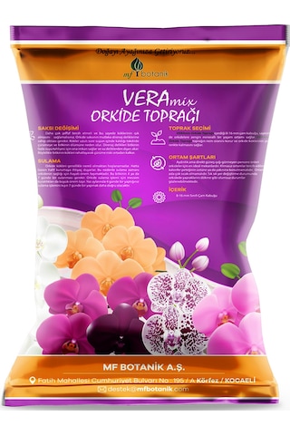 Orkide Toprağı 3 Litre Orkide Çiçeklendirme Toprağı