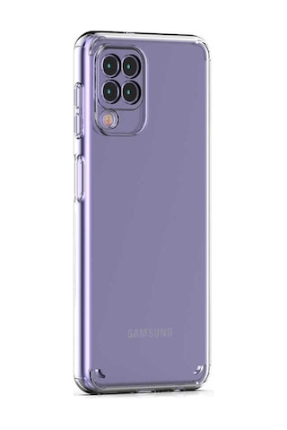 Samsung Uyumlu Galaxy M22 Kılıf Zore Coss Kapak Renksiz