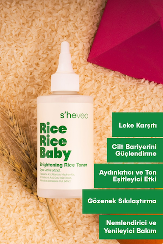 Aydınlatıcı Ve Nemlendirici Pirinç Seti