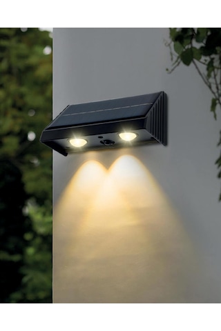 Ack Ag60-05801 Ip65 3000k Günışığı Solar Led Bahçe Duvar Apliği