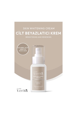 La Mia Verita Aydınlatıcı ve Leke Karşıtı Kolajen Niacinamide ve Kojik Asit İçerikli Cilt Beyazlatıcı Krem 50 ML