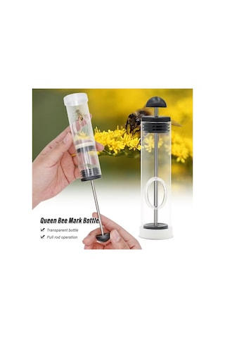 Xurunkeji Kraliçe Arı İşaret Şişesi Arı Kraliçesi Yakalama Kafesi Catch-king Toksik Olmayan Yakalayıcı Arıcılık Etiketli Arıcılık Aracı