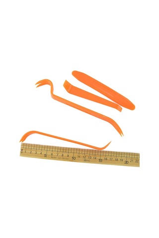 jmsstore 4 Adet Taşınabilir Oto Araba Radyo Panelli Kapı Klip Paneli Trim Temizleme Yükleyici Pry Kiti Tamir Araçları