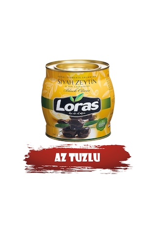 Loras 291 - 320 KB Süper Gemlik Siyah Zeytin Teneke 2 KG Loras 291 - 320 KB Süper Gemlik Siyah Zeytin Teneke 2 KG