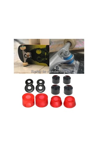 Pazly Suntek Kaykay Burcu Yedek Bardak Yıkayıcı Longboard Açık Kırmızı Kırmızı