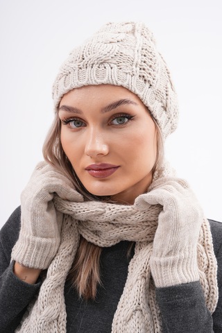 Atkı Bere Eldiven Seti