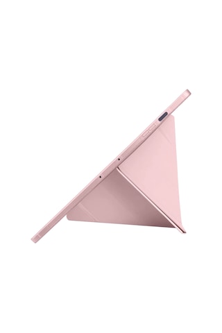 Uryport Apple İpad Uyumlu Pro 13 2024 Kılıf Kalemlikli Hugo Tablet Kılıfı - Rose Gold