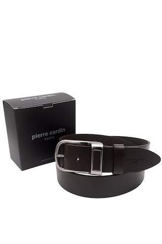 Pierre Cardin Deri Erkek Kemer En 4 Cm Pc-500svn Kahverengi