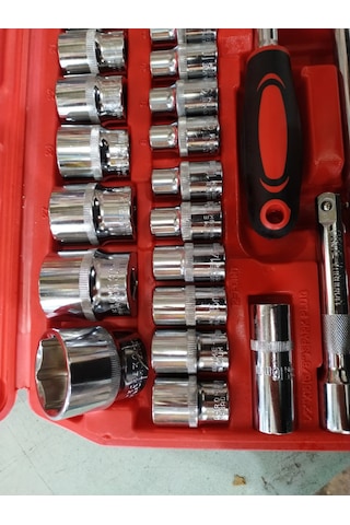 Profesyonel Büyük Lokma Takımı 32 Parça 1\2 32mm'e Kadar Full Crv
