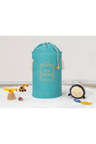 Düzenleyici Bebek Yuvarlak Torbalı Oyuncak Ve Kirli Sepeti 46x31