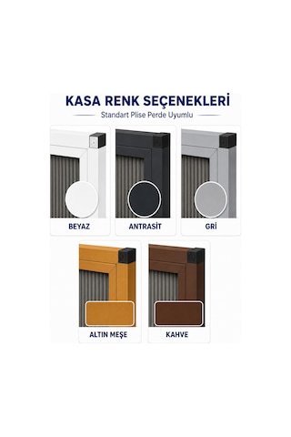 Akordiyon Kapı Perdesi Plise Sürgülü Kapı Perdesi En0-100 Cm X Boy0-240 Cm