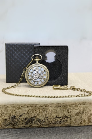 Büro Ev Ofis Hediyesi İçin Kutulu Antik Mekanik Figür Köstekli Saat