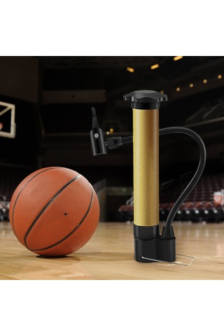 Futbol Balonları İçin Taşınabilir Basketbol Hava Pompası Kiti Bisiklet Lastik Pompası Şişirme
