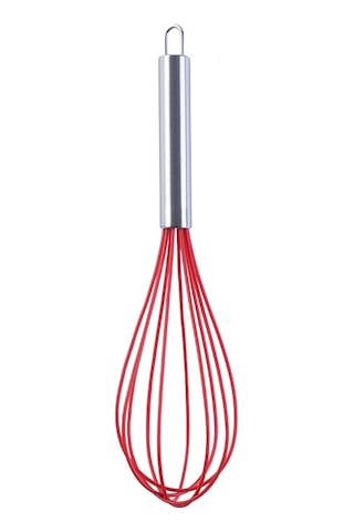 Cbtx Silikon Yumurta Çırpıcı Ev Yumurta Mikseri Mutfak Aletleri Krem Pişirme Araçları, Renk: 12 İnç Kırmızı Çok Renkli
