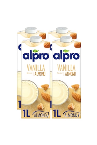 Alpro Vanilyalı Badem Sütü 4 x 1 L