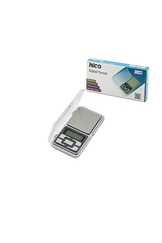 Mini 6x12cm Hassas Tartı - Terazi 300gr/0.01gr Şeffaf Pls.kapaklı - Pilli 2pcs İnce 5468