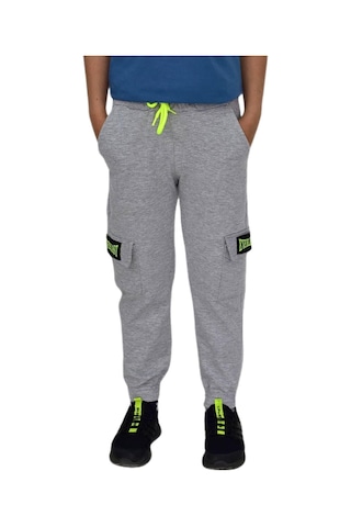 Erkek Çocuk Çift Kargo Cepli Eşofman Altı Bgl-st04631 Gri