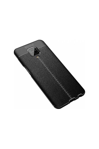 Xiaomi Redmi Note 9S Kılıf Zore Niss Deri Desenli Silikon Kılıf