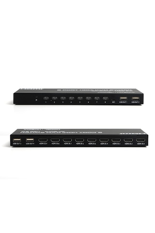 Dark DK-AC-KVMHD8X1 8 Port 4K 60 Hz HDMI Kvm Switch