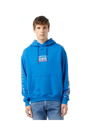 Tommy Hilfiger Tommy Jeans Tju Archive Games Unisex Mavi Hoodiedüzdm0dm19544