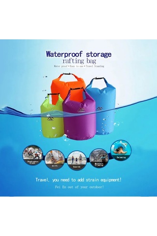 40l Su Geçirmez Kurutucu Çanta Drifting Kamp Yürüme Yüzme Kayak