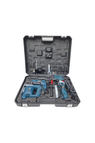 Prohummer Ph322 Elektrikli 4 Lü Mattkap Set Takımı - Kırıcı Delici, Vidalama Matkap, 125mm Avuç Taşlama, Dekupaj Testere