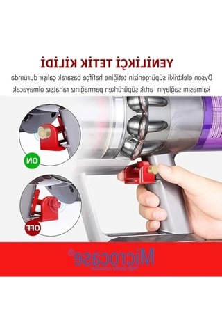 Dyson V15 V11 V10 V7 V6 İçin Tetik/güç Düğmesi Kilidi -al4797