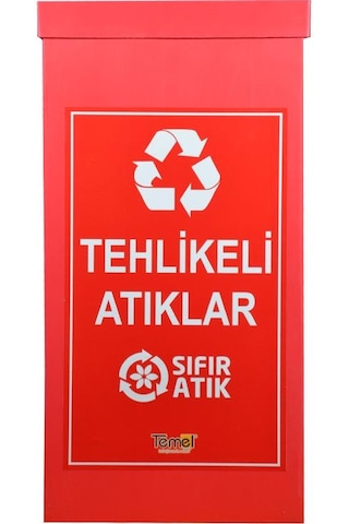 Geri Dönüşüm Kutusu - Atık Kutusu Tehlikeli Atıklar