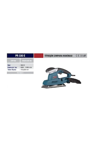 Proter PR 350 E 300 W Elektrikli Titreşim Zımpara Makinesi