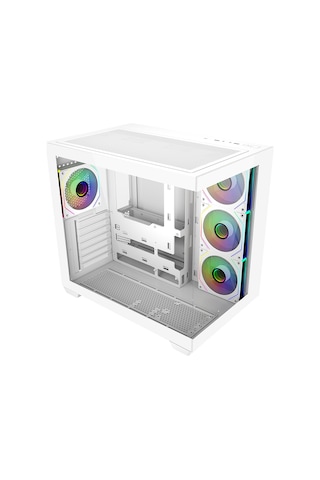 Cooler Master Elite 681 Tg E681-whnn85-s00 4x120mm Argb Fan Atx Akak0col0051