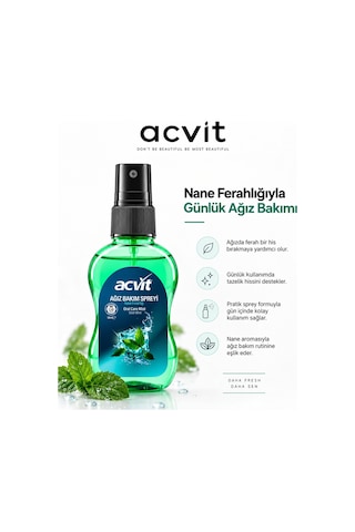 Ağız Bakım Spreyi Uzun Süreli Nane Ferahlığı 50 Ml