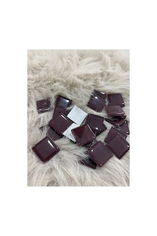 Sanatsal Kristal Mozaik Ks-19 23x23mm Mürdüm 250gr