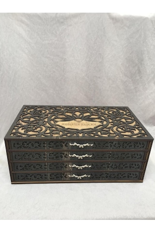 Tesbih Kutusu Kişiye Özel Ahşap Kutu Tespih Koleksiyon Kutusu Hediye Kutusu 40 Tesbihlik