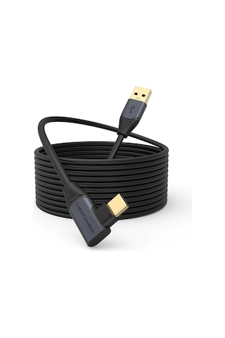 Cablecreation Meta Quest 3 512gb Vr Gözlük Uyumlu Type-c To Usb-a Kablo 5m Usb 3.1