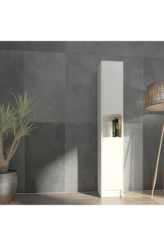 Yetimobilya Yeti Mobilya Kuta Flat30 Kitaplık 2 Kapaklı Kütüphane Çok Amaçlı