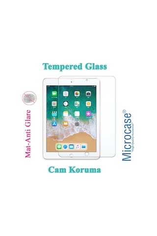 Microcase Apple Uyumlu iPad Pro 10.5 Tempered Glass Cam Koruma - Mat