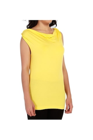 Bulalgiy Kadın Sarı Askılı Tişört - Bga243276 Sarı