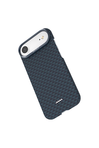Apple Uyumlu iPhone 17 Air Kılıf M-safe Şarj Özellikli Raptic Aramid Skin Origin Serisi Kapak Lacivert