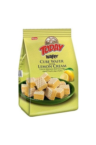 Today Küp Gofret Limonlu 200Gr. (1 Paket)