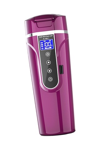 Suntek 12V/24V Paslanmaz Çelik Elektrikli Su Isıtıcısı Mor