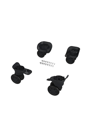 Keo-plus Abs Valiz Tekerleği Çift Teker Siyah Renk Altın