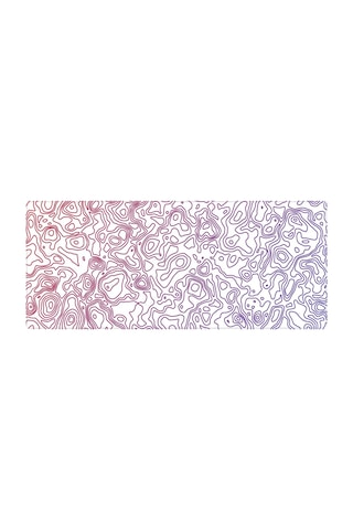 Porge Gaming Mouse Pad 90x40 Mause Pad Xxl Büyük Oyuncu Mouse Ped Speed Beyaz Mouse Pad Gökkuşağı, 90x40 Cm 3mm