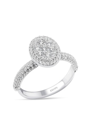 0.70 Karat Vintage Oval Yüzük