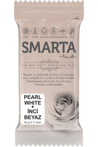 Smarta Modelleme Hamuru 60 Gr. Metalik Beyaz inci
