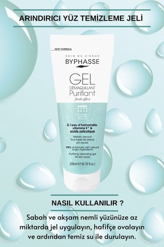 Byphasse Arındırıcı Yüz Temizleme Jeli Tüm Cilt Tipleri 200 ML