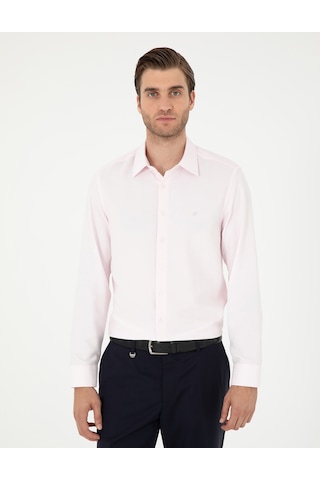 Pierre Cardin Erkek Açık Pembe Gömlek Desenli 50294742-vr078 Açık Pembe